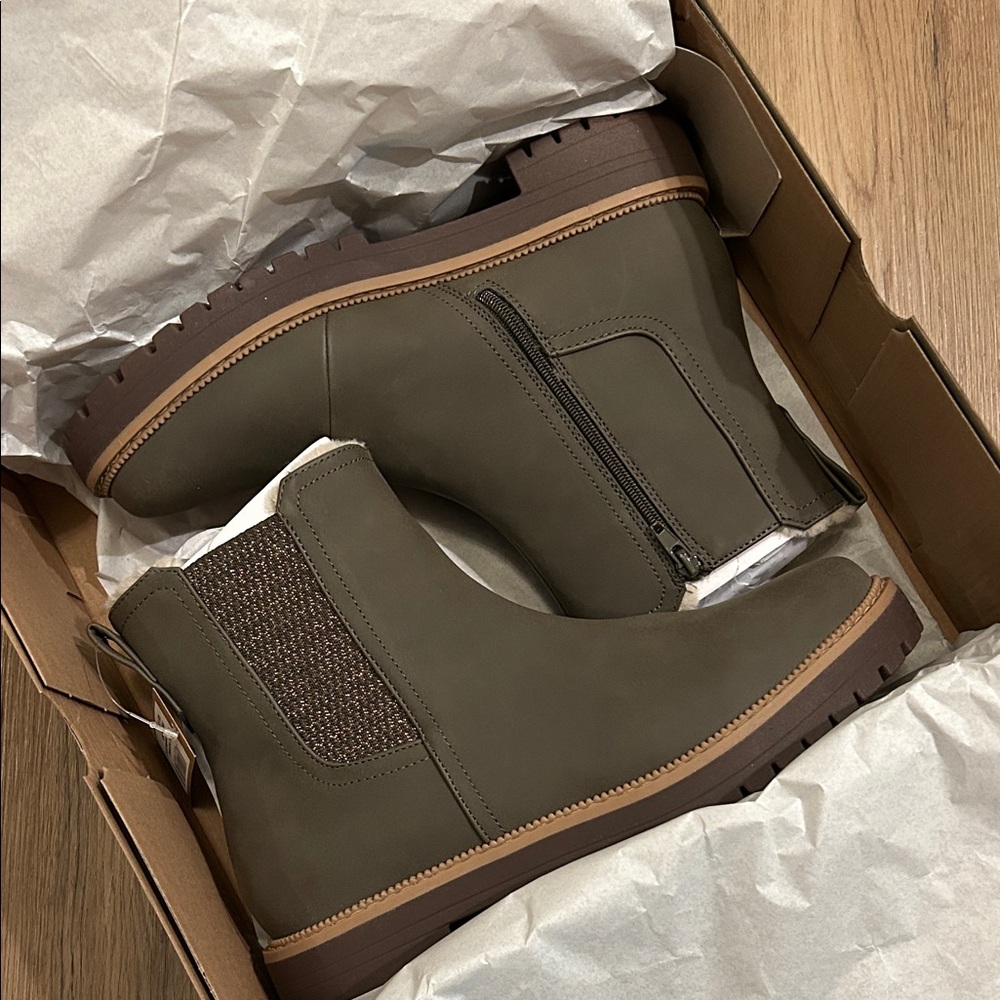Toms Kids Olive Boots